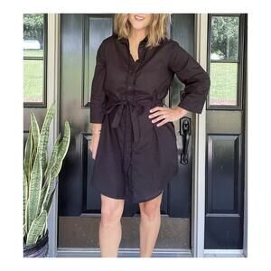 Black Shirt Dress